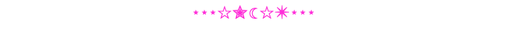 ⋆⋆⋆☆✮☾☆✴⋆⋆⋆ 